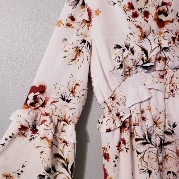 Anthropologie x First Monday Floral Dress | Size L - Picture 6 of 12